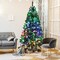 Pre-lit Multi-Colored Fiber Optic Spruce Artificial Christmas Tree